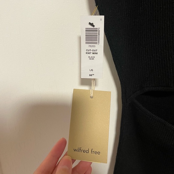 Aritzia Cut-Out Knit Mini Dress - Picture 6 of 8